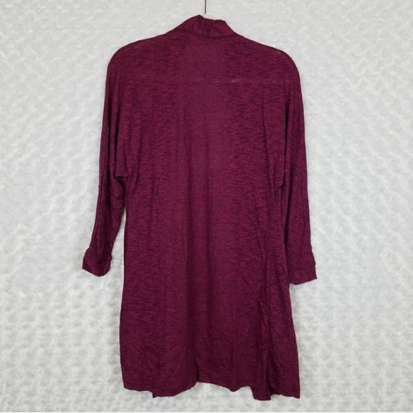 Rose Pink Open Front Cardigan - Picture 4 of 4